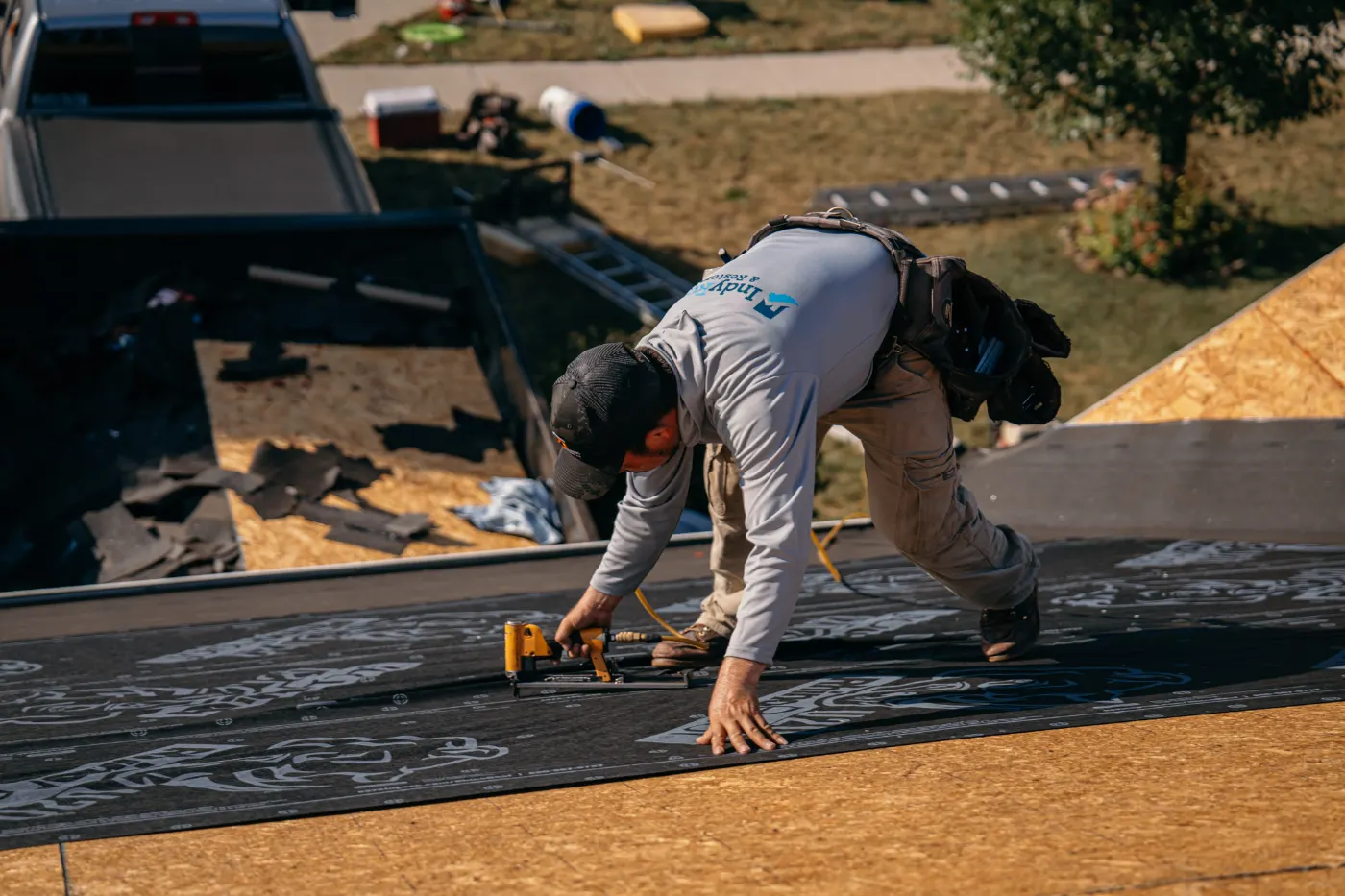 Commercial roof inspection documented in Bellwood